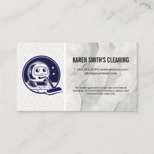 Robot Ai Cleaner   House Services   Maid Business Card