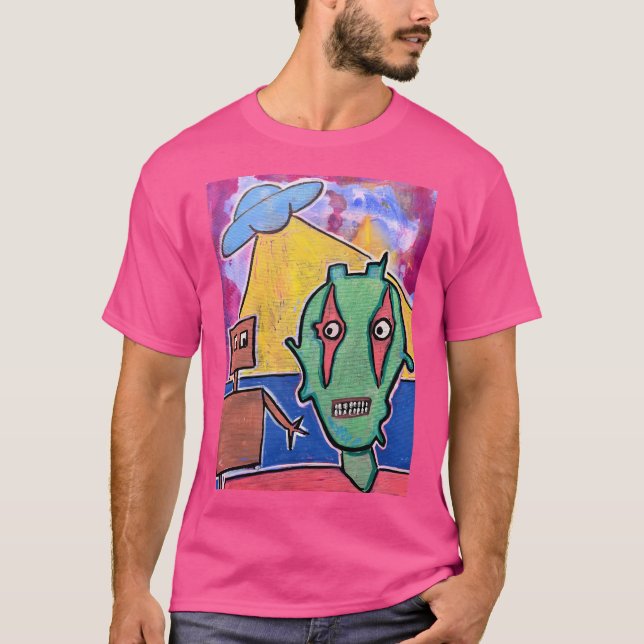 Robot Alien T-Shirt (Front)