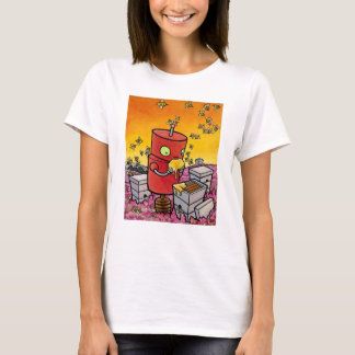 Robot and the Honey Bees T-Shirt