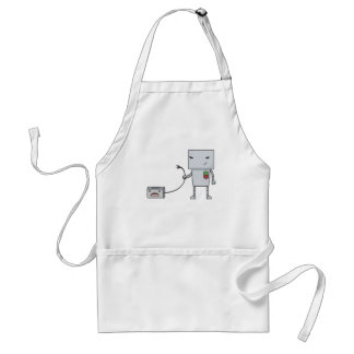 Robot and Toaster Adult Apron