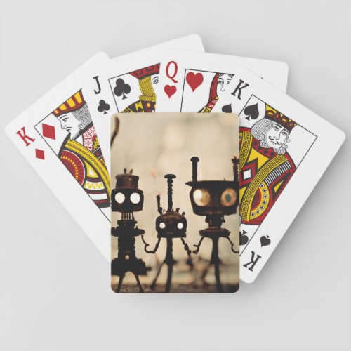 Robot Ants Illustration Playing Cards