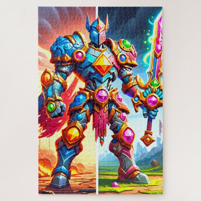 Robot Art Jigsaw Puzzle (Vertical)
