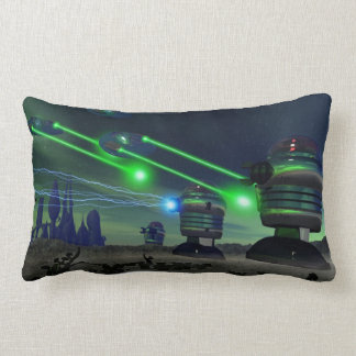 Robot Attack Lumbar Pillow