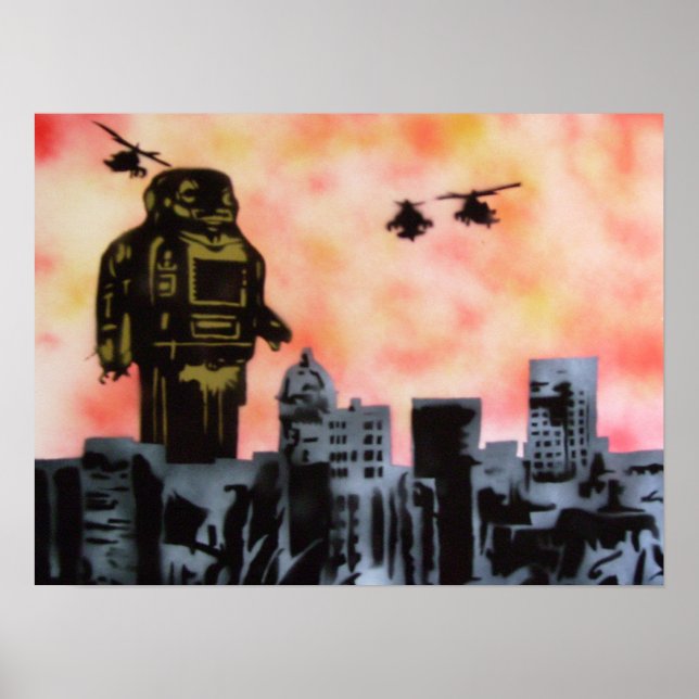Robot Attack Poster (Front)