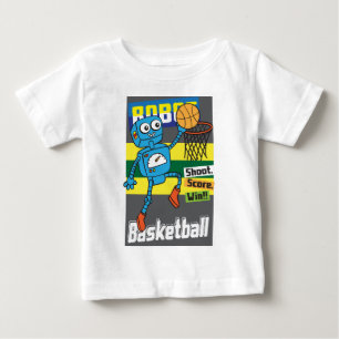 Robot basketball baby T-Shirt