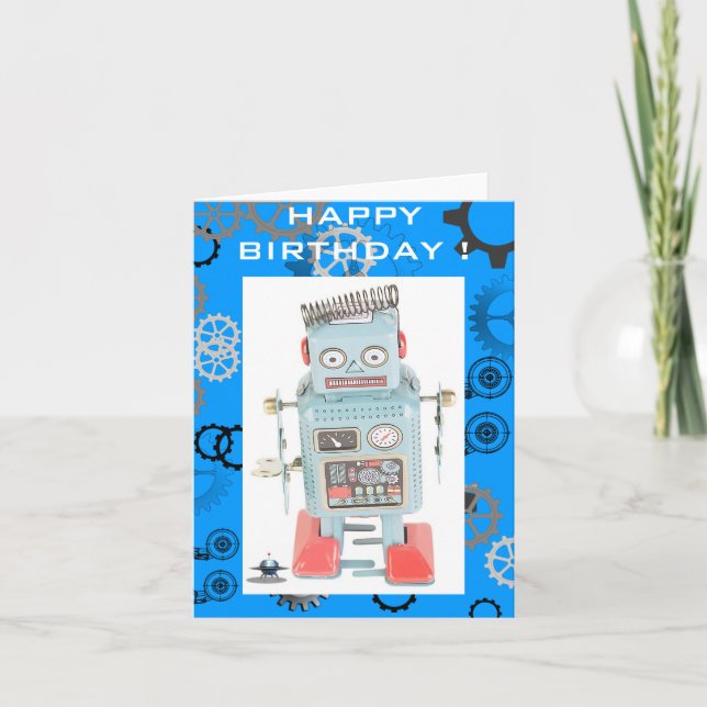 RoBoT Birthday Card (Front)