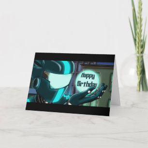 Robot Birthday Card