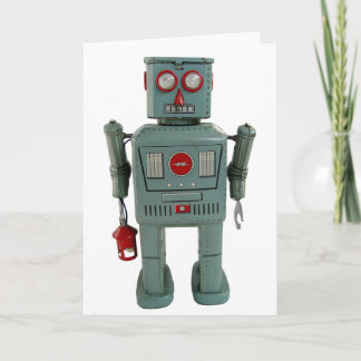 Robot Blank Greeting Card