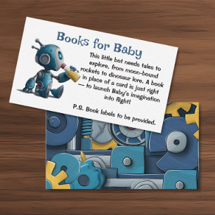 Robot Books for Baby Enclosure Card
