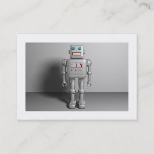 Robot (Bordered) Business Card