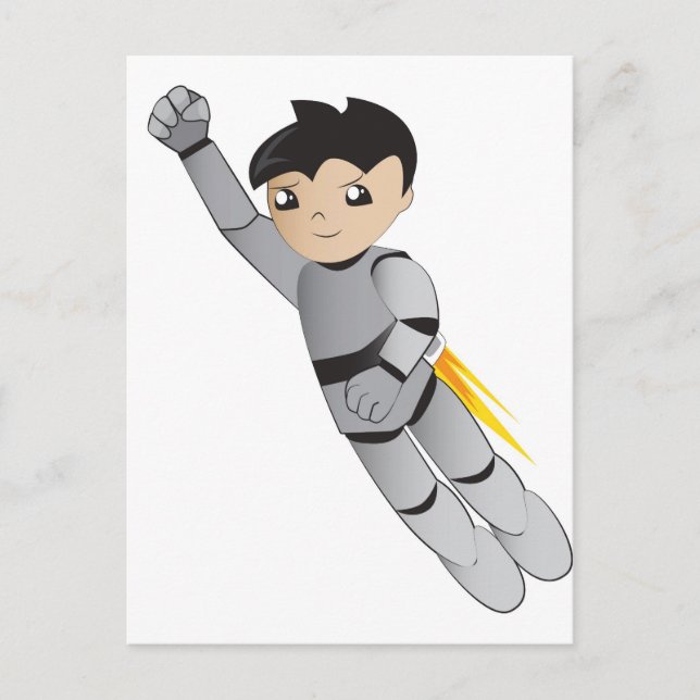 Robot Boy Postcard (Front)