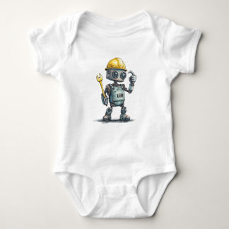 Robot Builder Baby Boy One-Piece Bodysuit Clothes