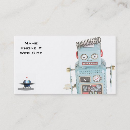 Customizable RoBoT Business Cards