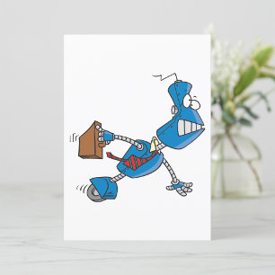 Robot Business Executive Invitation