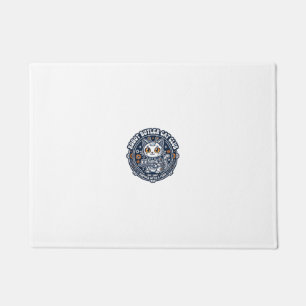 Robot Butler Cat Pet Lover Shirt Art - Robot Butle Doormat