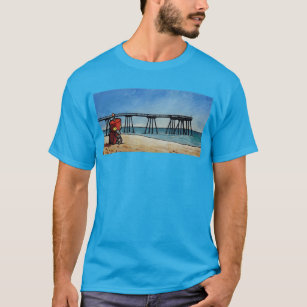 Robot By The Pier T-Shirt