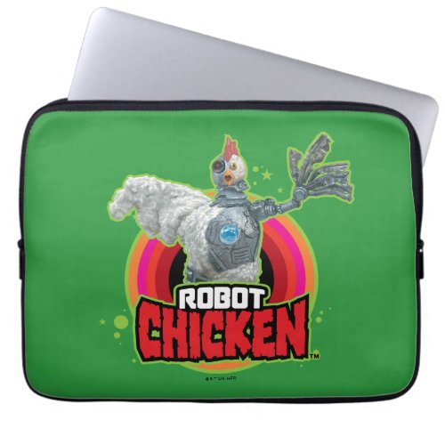 Robot Chicken Character Logo Laptop Sleeve