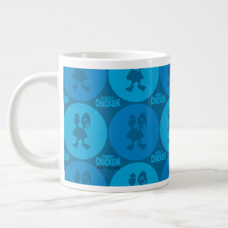 Robot Chicken Circle Pattern Giant Coffee Mug
