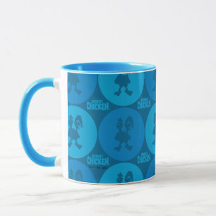 Robot Chicken Circle Pattern Mug