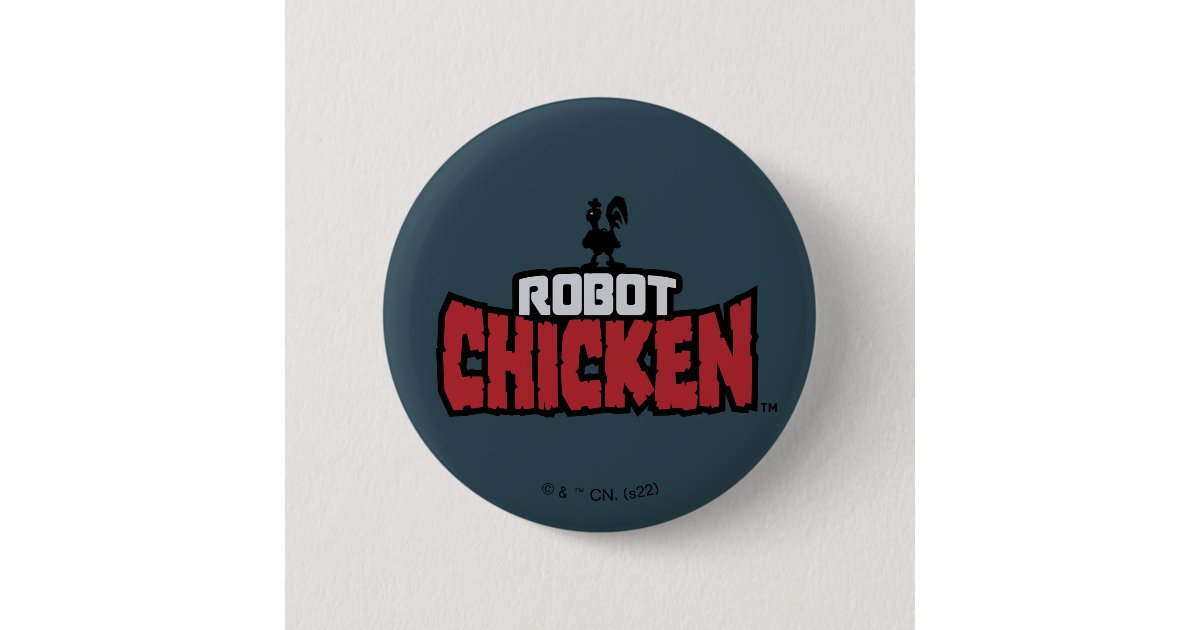 Robot Chicken Logo Button Zazzle