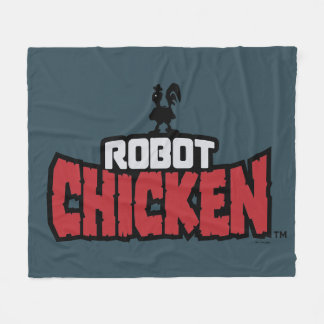 Robot Chicken Logo Fleece Blanket
