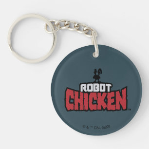 Robot Chicken Logo Keychain