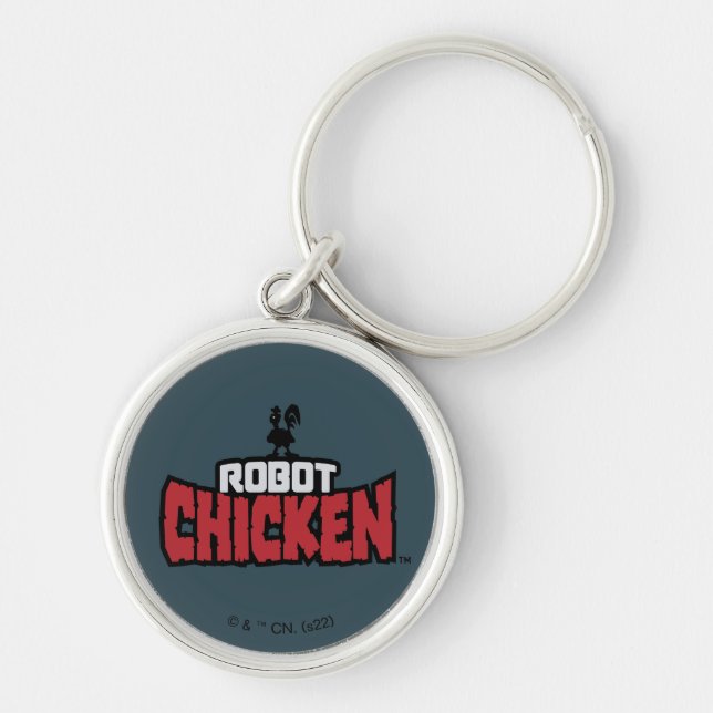 Robot Chicken Logo Keychain (Front)