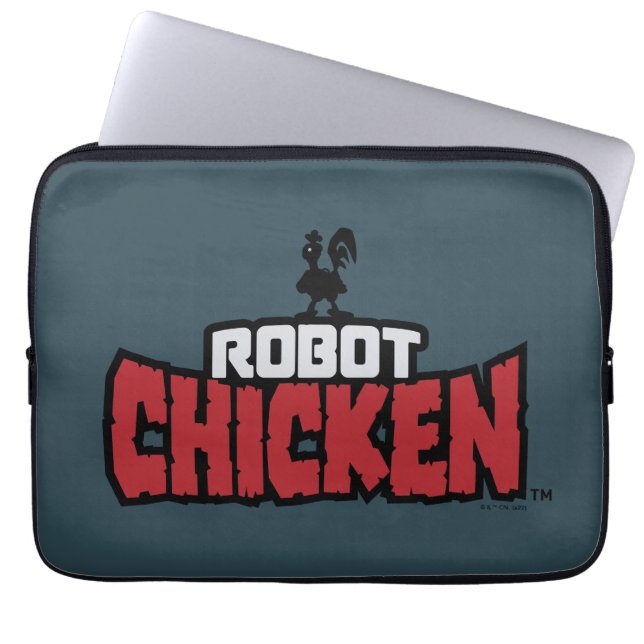 Robot Chicken Logo Laptop Sleeve (Front)