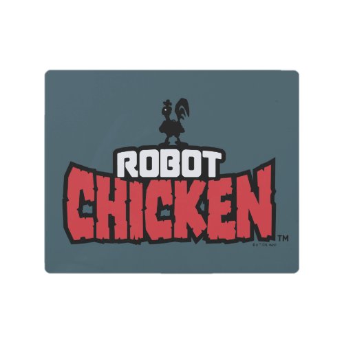 Robot Chicken Logo Metal Print