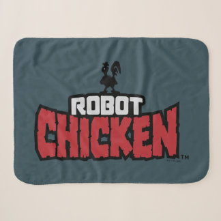 Robot Chicken Logo Sherpa Blanket