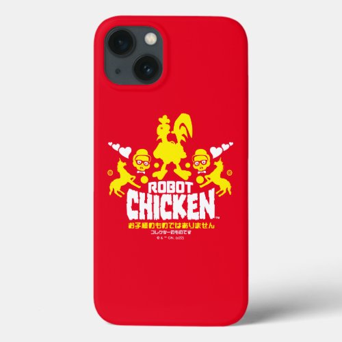 Robot Chicken Nerd Unicorn Graphic iPhone 13 Case