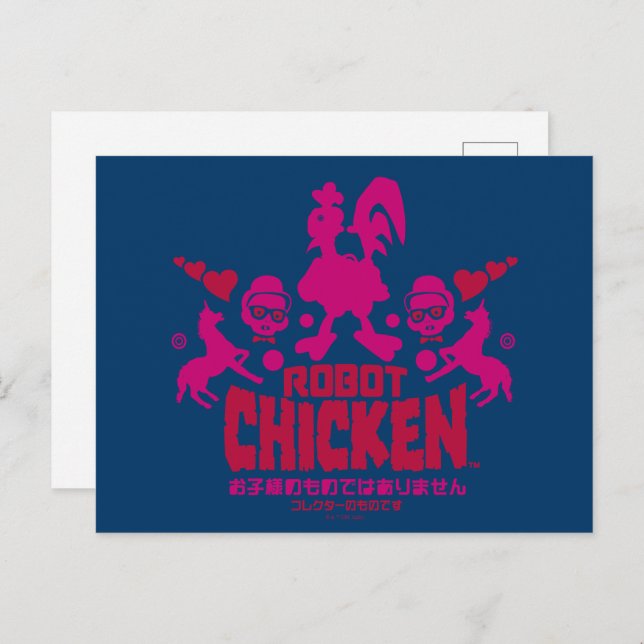 Robot Chicken Nerd Unicorn Graphic Postcard (Front/Back)