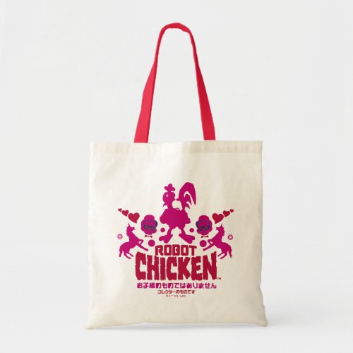 Robot Chicken Nerd Unicorn Graphic Tote Bag