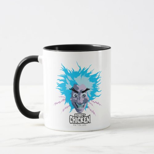 Robot Chicken Scientist Head Graphic Mug