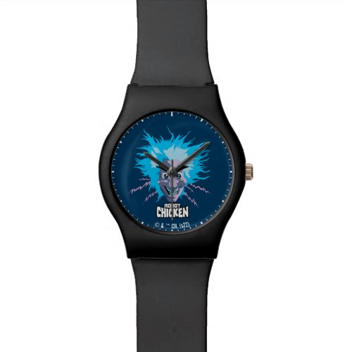 Robot Chicken Scientist Head Graphic Watch