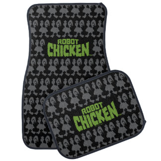 Robot Chicken Silhouette Pattern Car Floor Mat