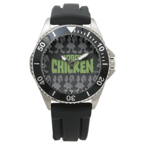 Robot Chicken Silhouette Pattern Watch