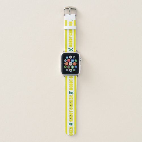 Robot Chicken Stripe Pattern Apple Watch Band