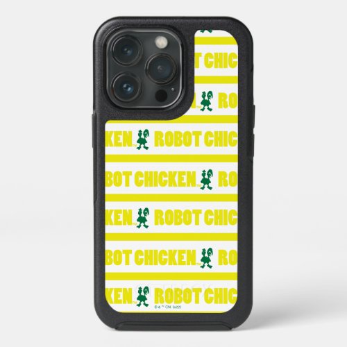 Robot Chicken Stripe Pattern iPhone 13 Pro Case