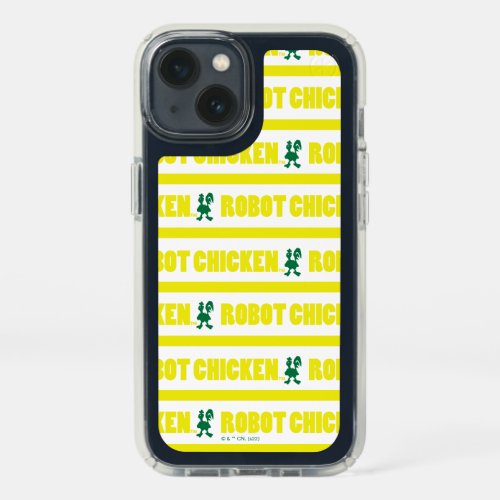 Robot Chicken Stripe Pattern Speck iPhone 13 Case
