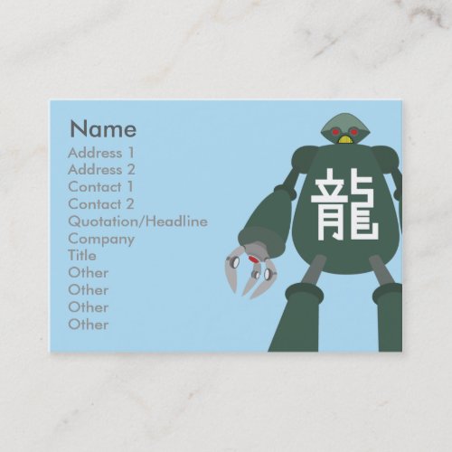 Robot - Chubby Business Card