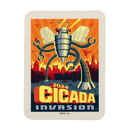 Robot Cicada Magnet