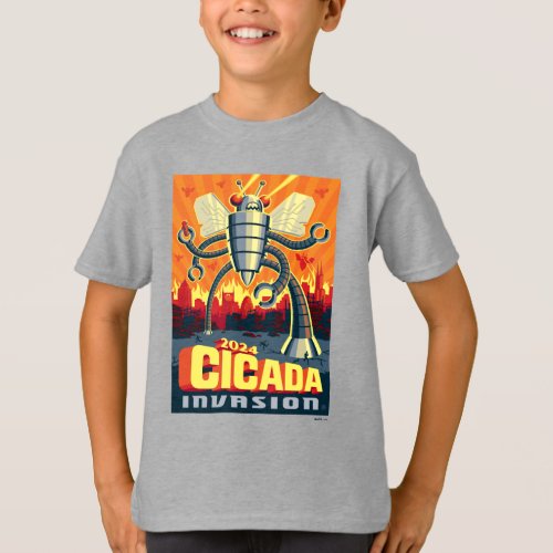 Robot Cicada T_Shirt