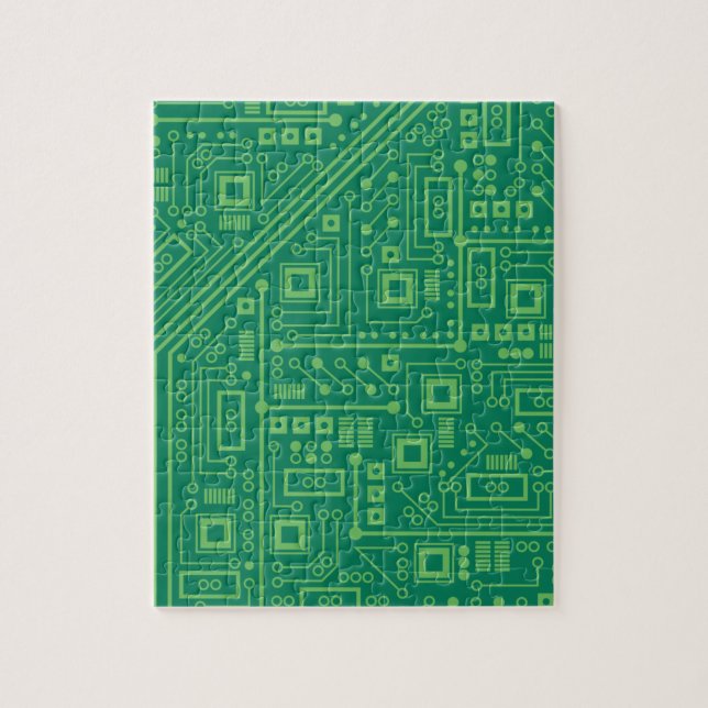 Robot Circuit Board Jigsaw Puzzle (Vertical)