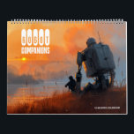 Robot Companions Calendar<br><div class="desc">Step into a future where technology and friendship blend seamlessly together with our "Robot Companions" calendar. Each month brings a vibrant, imaginative scene of children and teens interacting with their robot companions in everyday adventures. These futuristic paintings not only showcase the potential of robotics but also highlight the reality that...</div>