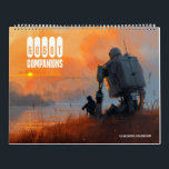 Robot Companions Calendar<br><div class="desc">Step into a future where technology and friendship blend seamlessly together with our "Robot Companions" calendar. Each month brings a vibrant, imaginative scene of children and teens interacting with their robot companions in everyday adventures. These futuristic paintings not only showcase the potential of robotics but also highlight the reality that...</div>