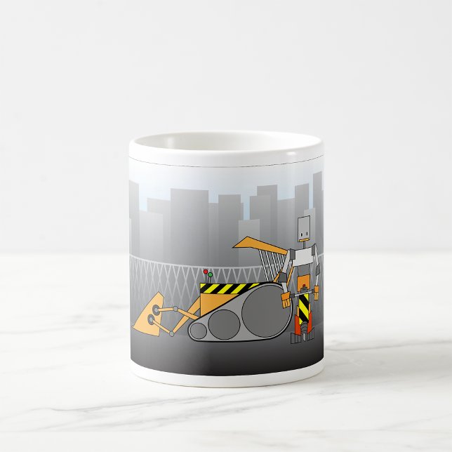 Robot Construction Worker Coffee Mug (Creator Uploaded)