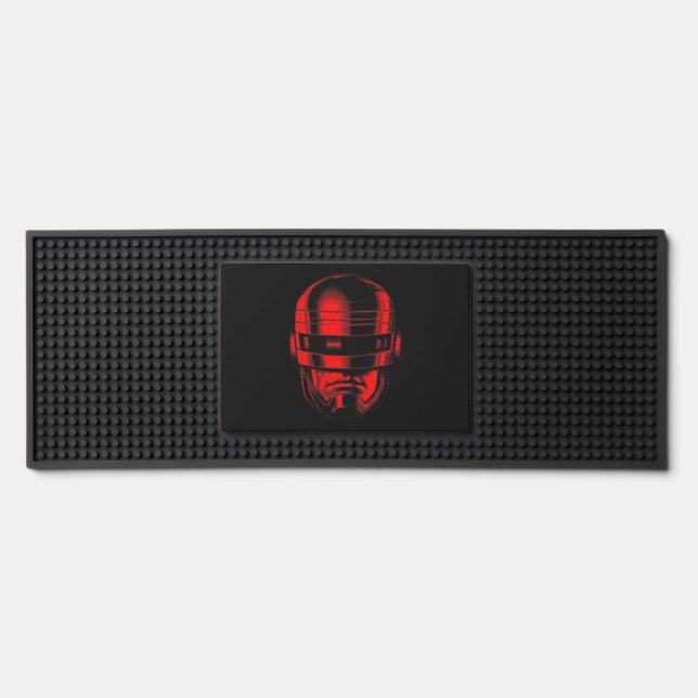 Robot Cop Helmet Bar Mat (Front)