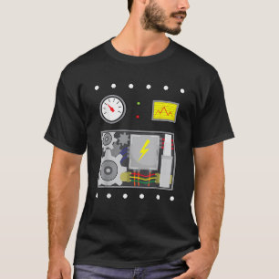 Robot Costume Halloween T Shirt For Robot Fans Men