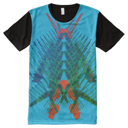 Robot Crane Man Whimsical Crane Operator Silly Fun All-Over-Print T-Shirt